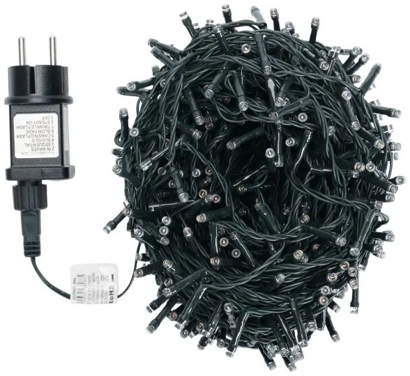 Aigostar - LED RGBY Catena di Natale per esterni 600xLED/6W/230V/8 funzioni 30m IP44
