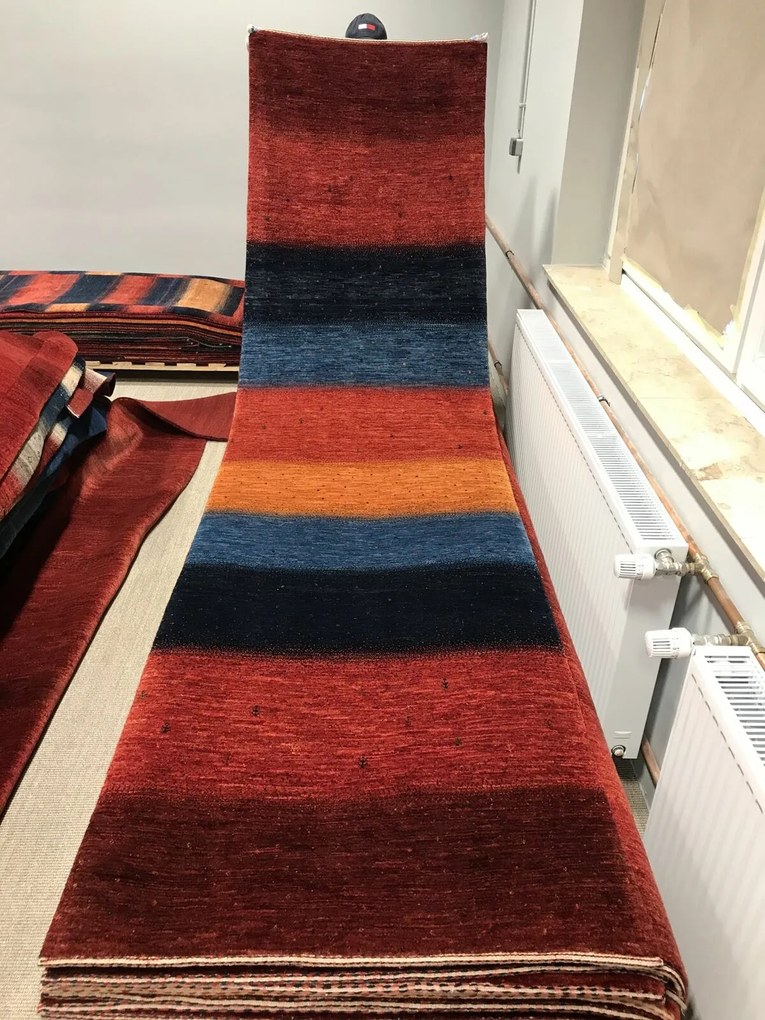 Loribaft Tappeto persiano 320x80 (Iran) Annodato A Mano