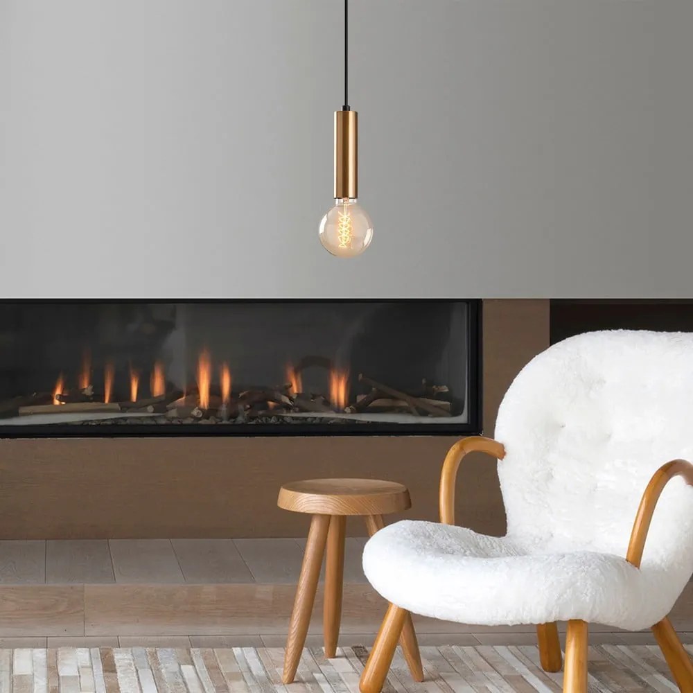 Lampadario dorato ø 4 cm Tempo – Opviq lights