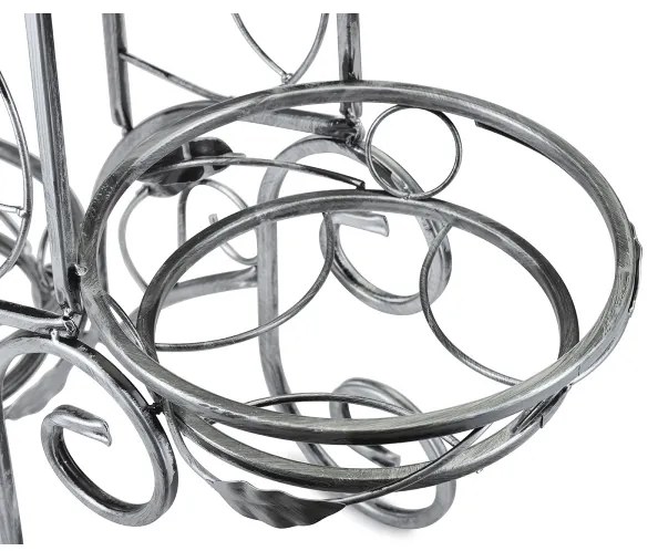 Portafiori 88x65 cm argento