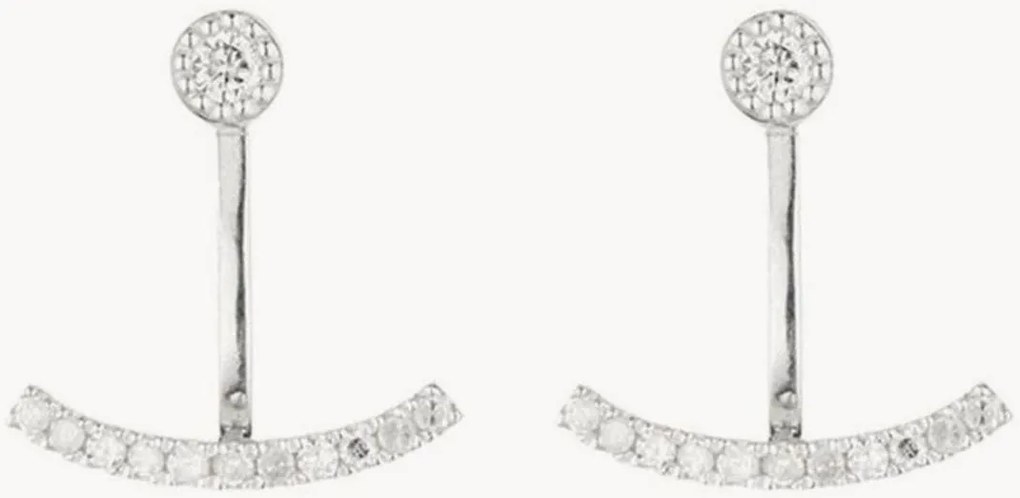 Orecchini in oro bianco con diamanti Rayong