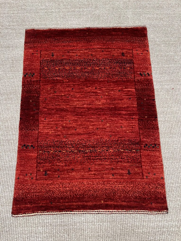Loribaft Tappeto persiano 60x90 Rosso (Iran) Annodato A Mano