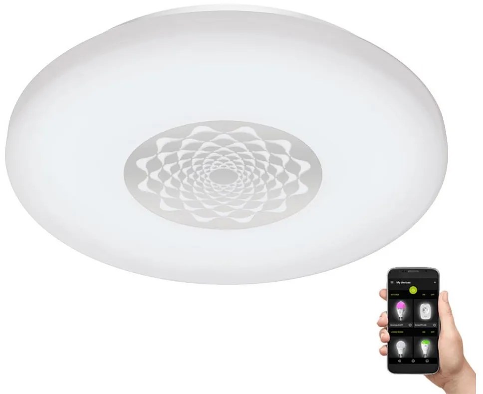 Eglo 900008 - Plafoniera LED dimmerabile CAPASSO LED/15,6W/230V 2700-6500K
