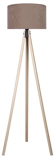 Brilagi - Lampada con piedistallo VELVET 1xE27/60W/230V beige