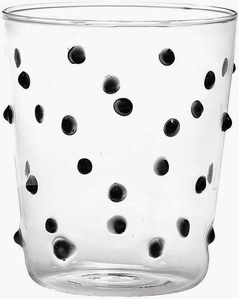 Set di 6 bicchieri fatti a mano in vetro borosilicato Party