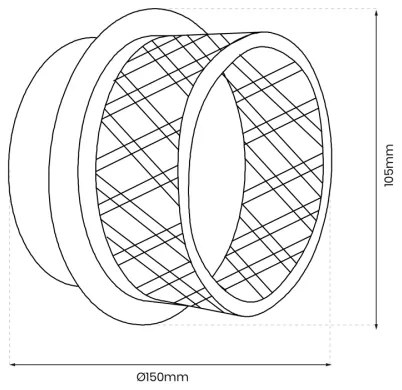 Applique a LED ELEGANCE LED/9W/230V oro