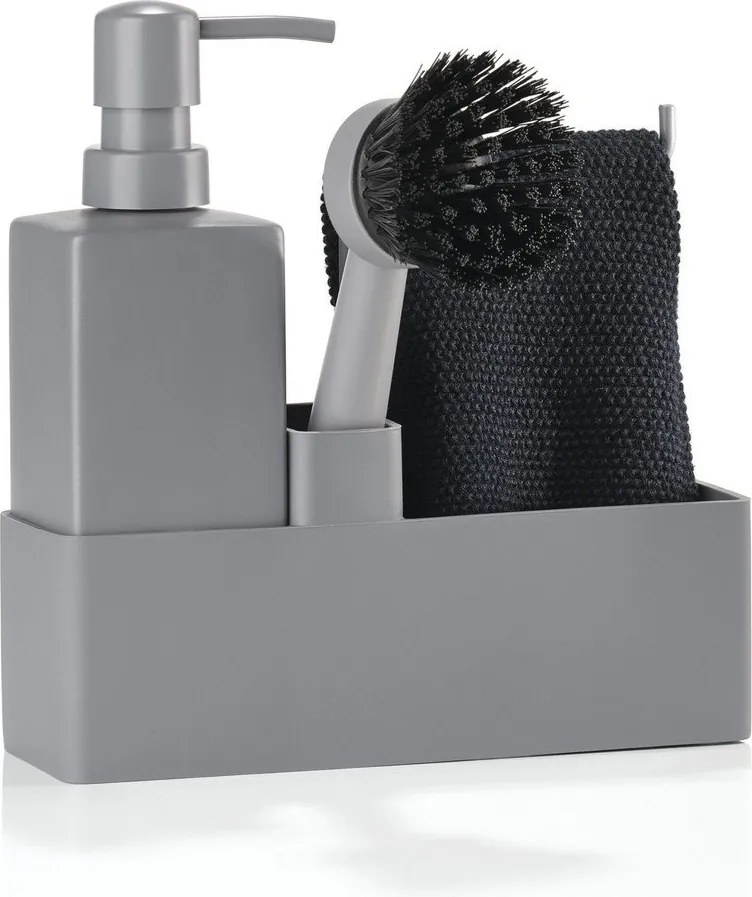 Supporto per detersivo grigio in plastica/in silicone Singles – Zone