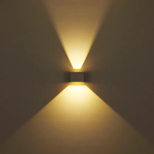 Globo 34168SA - Applique da esterno LED VERONIKA 2xLED/3W/230V IP54