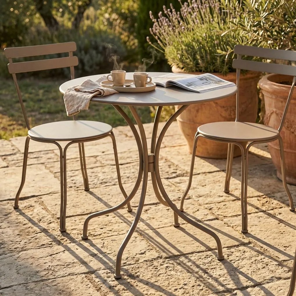 ROMANUS - tavolo da giardino rotondo in ferro