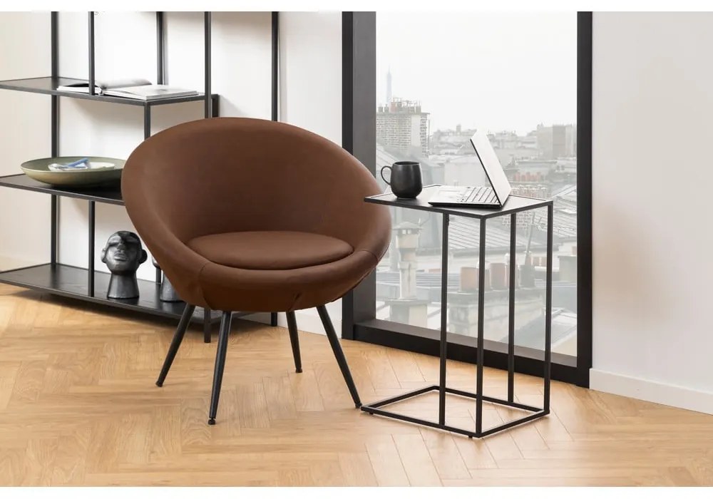 Tavolino con piano effetto marmo 43x35 cm Infinity – Actona