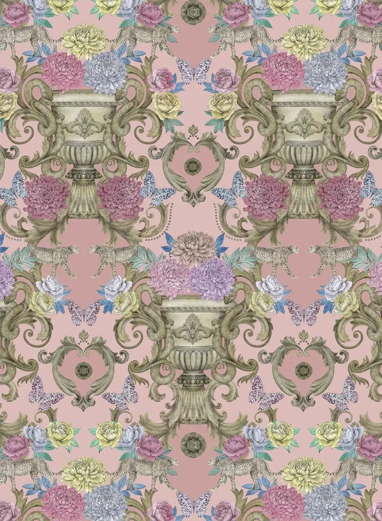 Blau Matthew Williamson Tapete Chateau - Pink