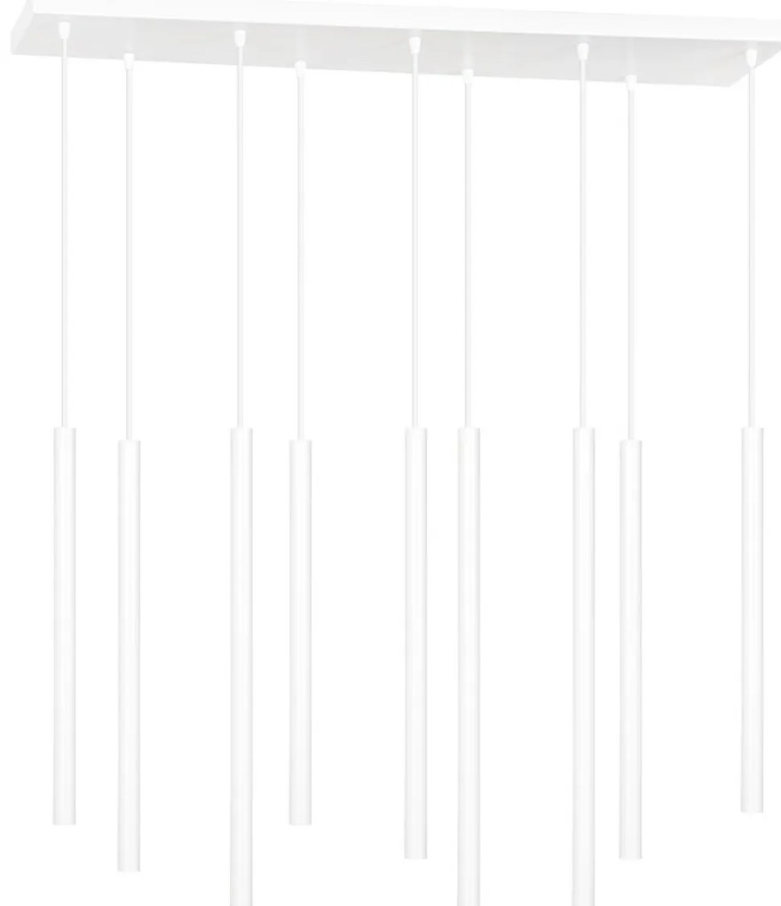 Lampada a Sospensione SELTER 9 BLACK WHITE e GOLD