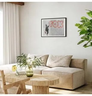 Poster - Toxic Cornice nera con margine 42x29.7