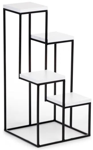 Portafiori KASKADA 70x34 nero/bianco