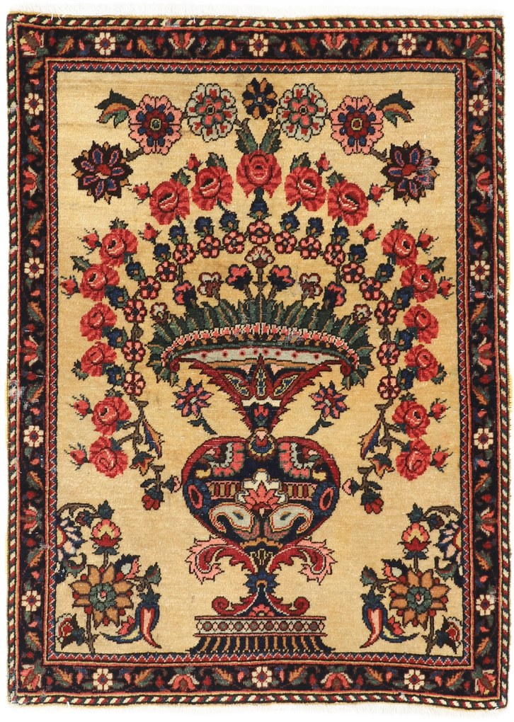 Kashan Tappeto persiano 80x110 (Iran) Annodato A Mano