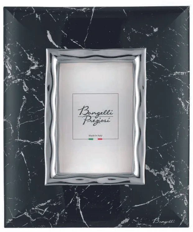 BONGELLI PREZIOSI portafoto elegante effetto marmo collezione Miami Argento