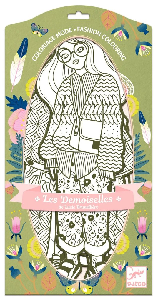 Disegni da colorare per piccoli stilisti - Bowie & amiche