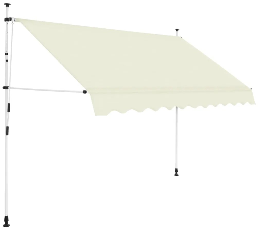 Tenda da Sole Retrattile Manuale 250 cm Crema