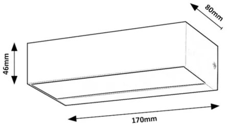 Rabalux 7935 - Applique LED da esterno HALDEN LED/10W/230V IP65