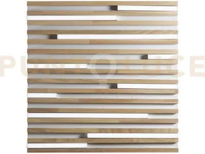Plafoniera led kuma bianca in legno 40w 4136k cct 2700 e 3200 e 400...