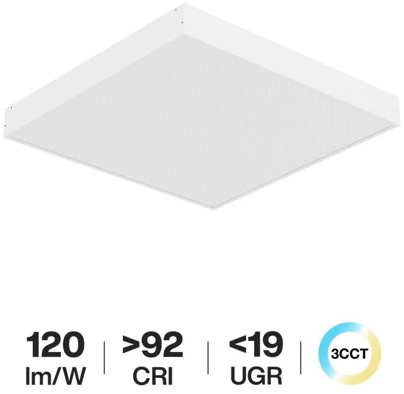 Plafoniera LED 60x60 42W CCT Bianco Variabile UGR19 con driver Philips Colore Bianco Variabile CCT