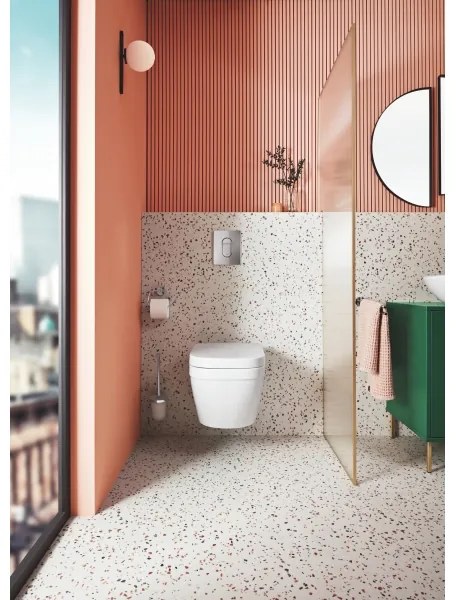 GROHE 40374001 - Set per la pulizia del WC ESSENTIALS 12,1 x 39,8 cm cromato