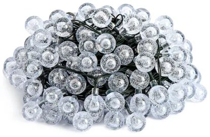 Brilagi - Catena decorativa solare a LED BUBBLE 300xLED/8 funzioni 30 m IP65 bianco caldo