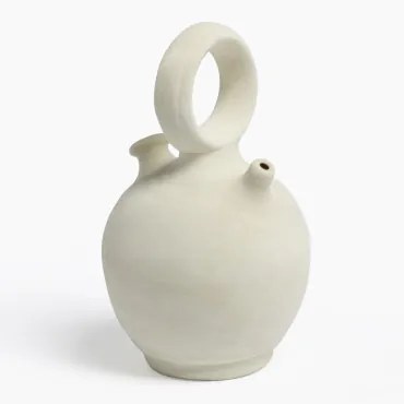 Brocca di argilla 0,25 L. Bûcar Argilla bianca - Sklum