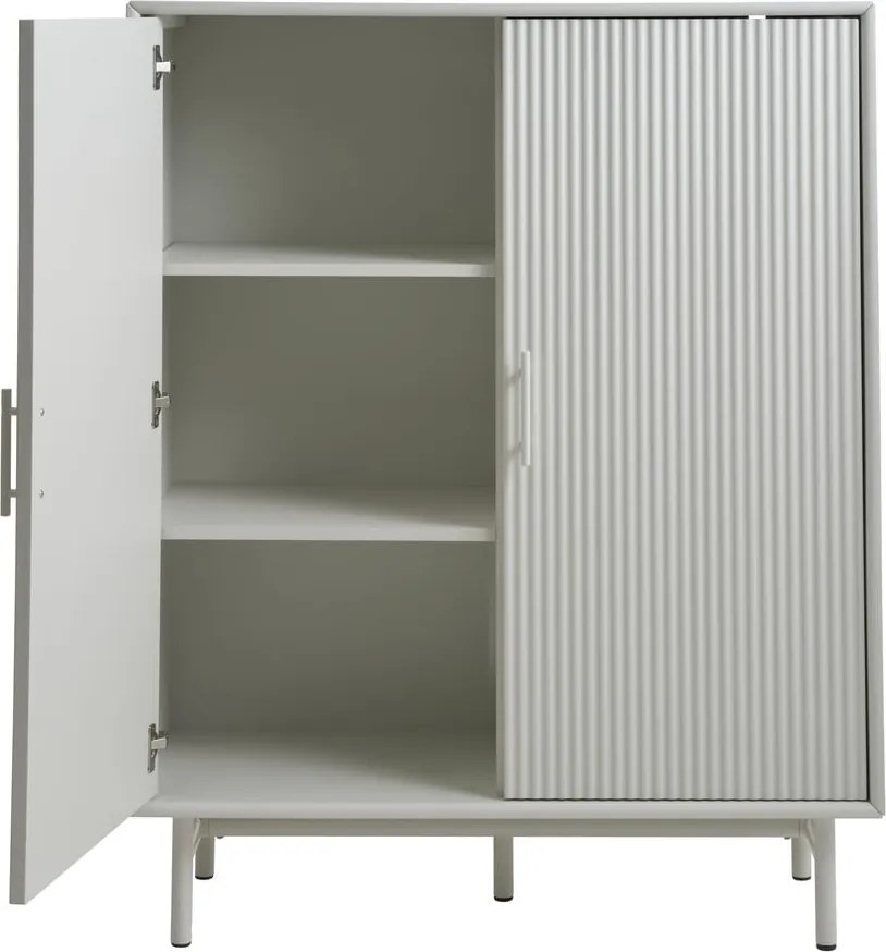 Armadietto grigio 100x125x40 cm Palma – Unique Furniture