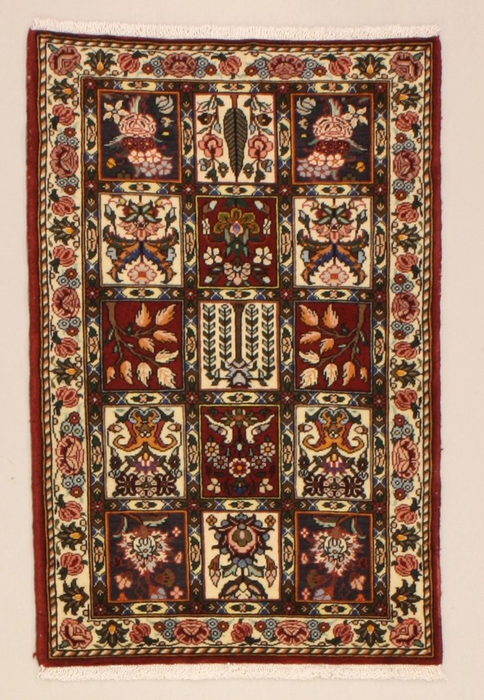 Bakhtiar Tappeto 60x100 (Iran) Annodato A Mano