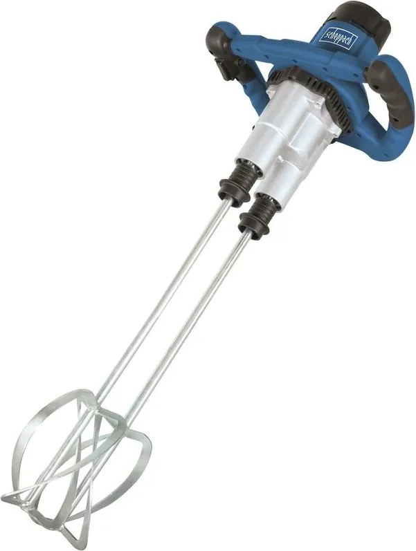 Scheppach - Trapano miscelatore doppia frusta impastatore malta colla1800w pm1800d
