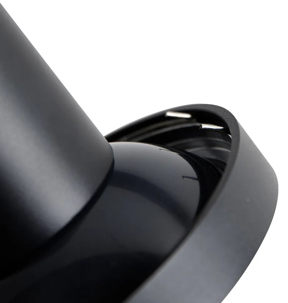 Faretto a binario moderno trifase nero AR111 - Jeany