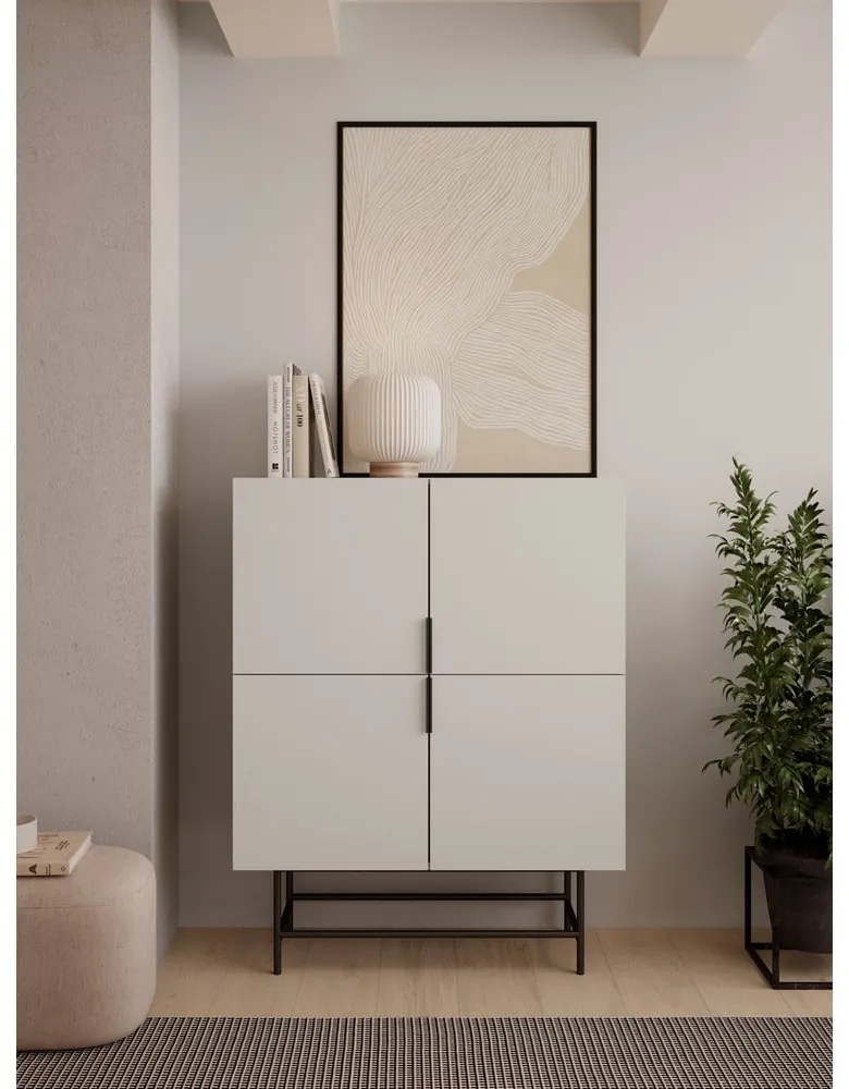 Mobile crema 100x128 cm Eldia - Marckeric