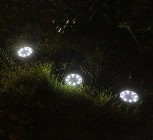 Grundig - Lampada solare LED 8xLED/1xAA 600 mAh