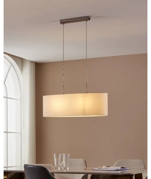 Eglo 31579 - Lampadario a sospensione con filo PASTERI 2xE27/60W/230V