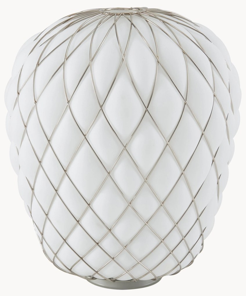 Lampada da tavolo grande fatta a mano con luce regolabile Pinecone