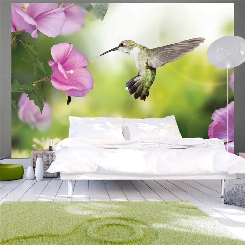 Fotomurale  Hummingbird  Colore Verde, Dimensioni e Misure 300x210