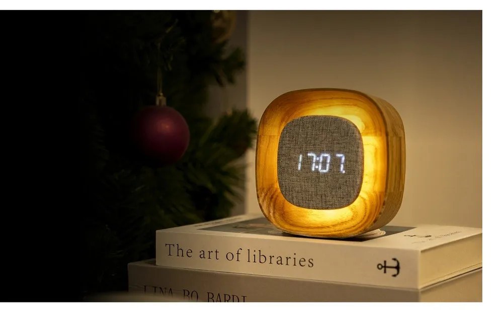 Sveglia digitale Lumos Ash – Gingko