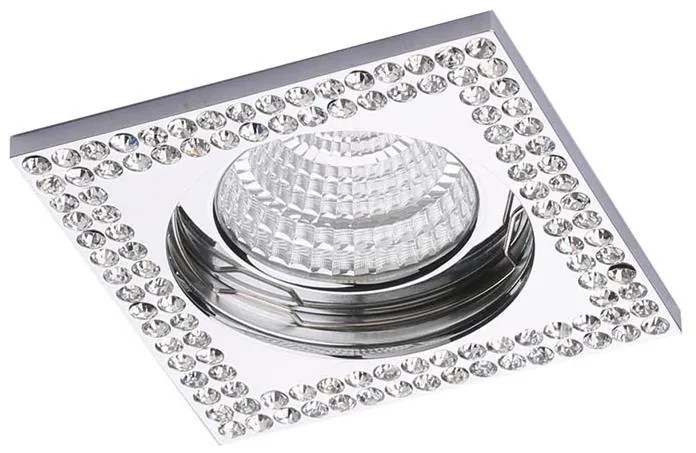 LUXERA 71077 - Plafoniera a sospensione CRYSTALS 1xGU10/50W/230V