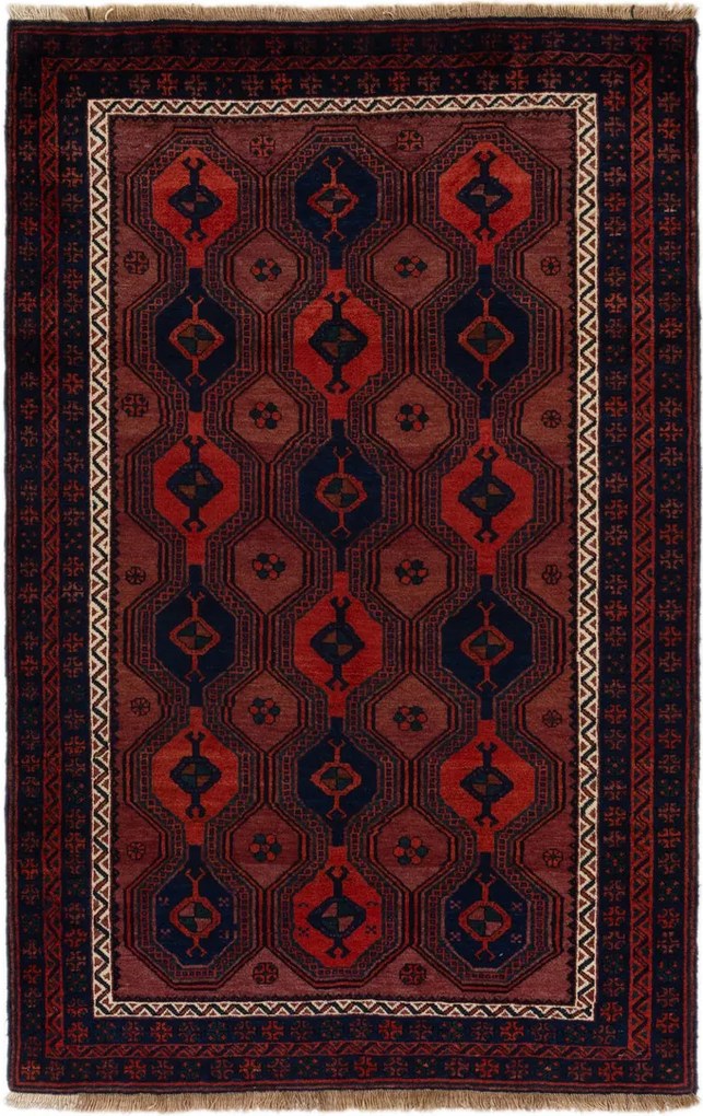 Sirjan Tappeto 220 x 140 (Iran) Annodato A Mano