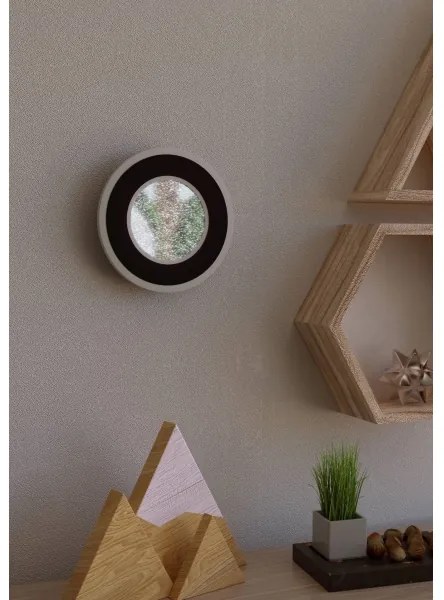 Eglo 901237 - Applique a LED MACCHIONI LED/12W/230V 4000K nero