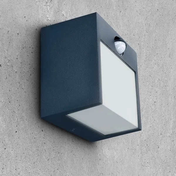 Brilagi-LED Lampada da parete esterna con sensore TERNI LED/12W/230V antr. IP44