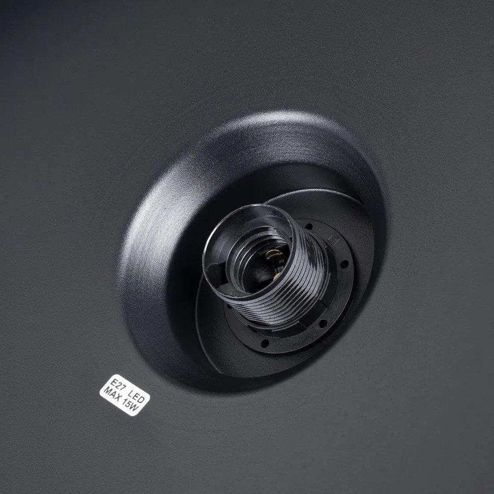 Lampadario nero ø 35 cm Vito – Sollux