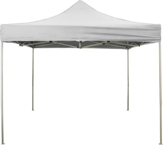 Gazebo richiudibile pieghevole 3 X 2 Bianco ricoperto in PVC impermeabile