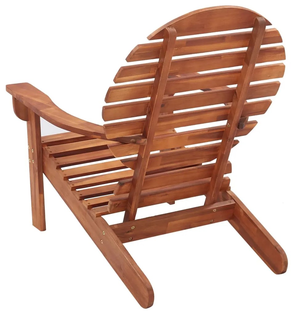 Sedia adirondack in legno massello di acacia