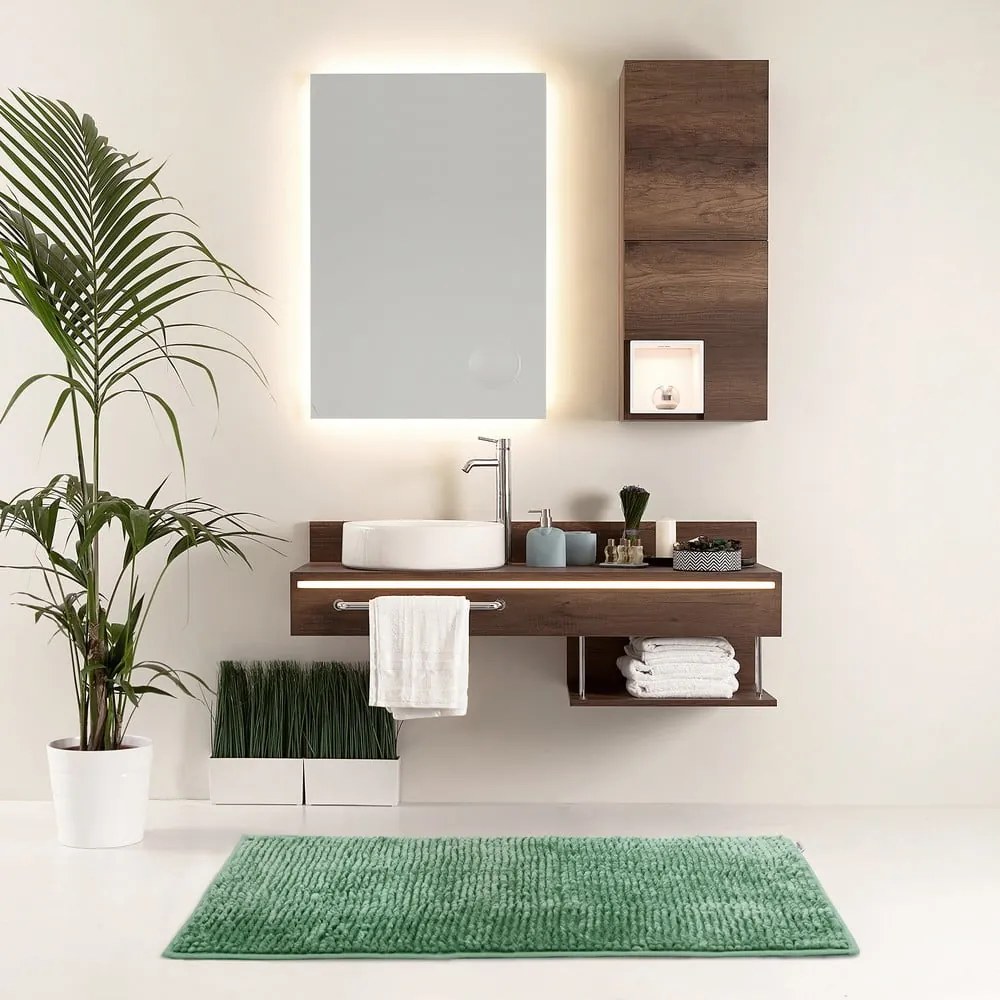Tappetino per il bagno verde 50x70 cm Bati – Restilo