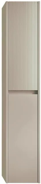 Colonna per mobile bagno Niwa 2 ante P 27 x L 30 x H 160 cm laccato opaco sabbia