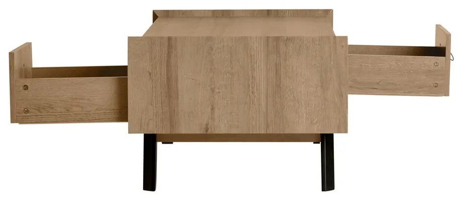 Tavolino in legno di quercia con 2 cassetti Ceilan Ceilam - Marckeric