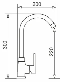 Pyramis 90918601 - Rubinetto cucina BELLO bianco