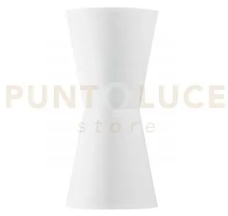 Applique a parete clepsydra bianca 2 luci attacco e14 18x9x38cm in ...